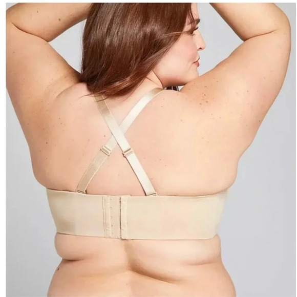 Cacique Collection Lightly Lined Multi-Way Strapless Bra 50C - Picture 3 of 12